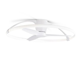 Plafonnier LED 75W Ventilateur 35W NEPAL Blanc