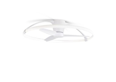 Plafonnier LED 75W Ventilateur 35W NEPAL Blanc