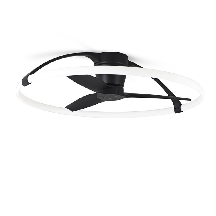 Plafonnier LED 75W Ventilateur 35W NEPAL Noir