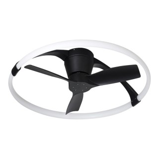 Plafonnier LED 55W Ventilateur 30W NEPAL MINI Noir