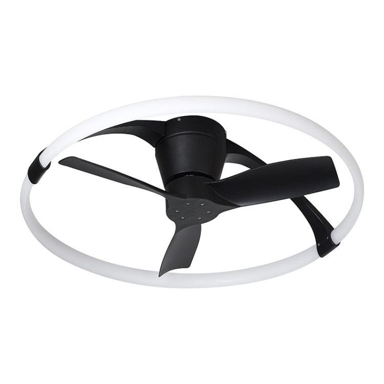 Plafonnier LED 55W Ventilateur 30W NEPAL MINI Noir