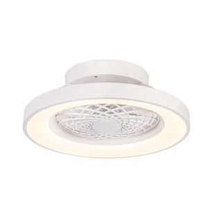 Plafonnier LED 70W Ventilateur 33W TIBET MINI Blanc