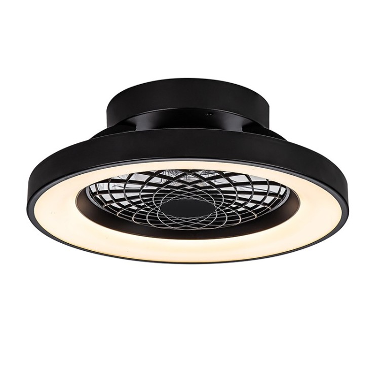 Plafonnier LED 70W Ventilateur 33W TIBET MINI Noir