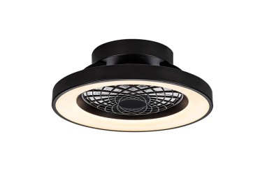 Plafonnier LED 70W Ventilateur 33W TIBET MINI Noir