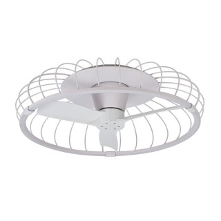 Plafonnier LED 75W Ventilateur 30W NATURE Blanc