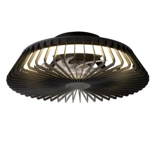 Plafonnier LED 70W Ventilateur 30W HIMALAYA MINI Noir