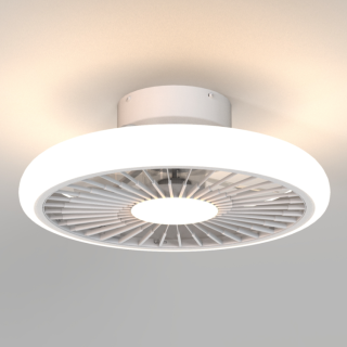 Plafonnier LED 60W Ventilateur 32W TURBO Blanc