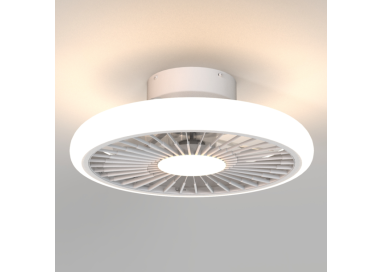 Plafonnier LED 60W Ventilateur 32W TURBO Blanc