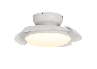 Plafonnier LED 45W Ventilateur 25W ALOHA Blanc