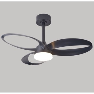 Plafonnier LED 24W Ventilateur 32W INFINITY FAN Noir