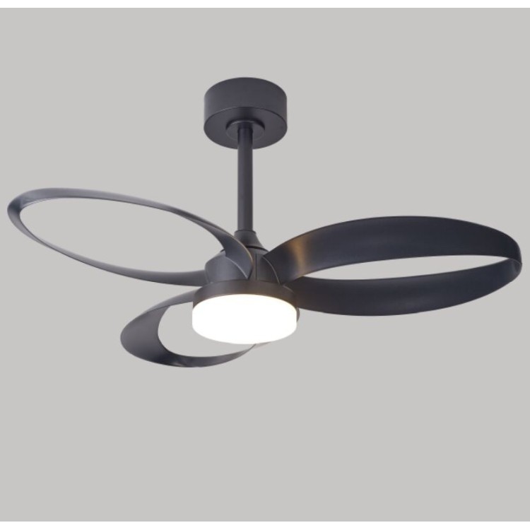 Plafonnier LED 24W Ventilateur 32W INFINITY FAN Noir
