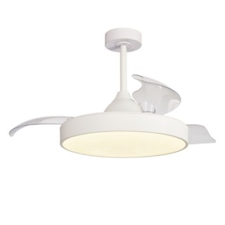 Plafonnier LED 50W Ventilateur 30W ALASKA Blanc