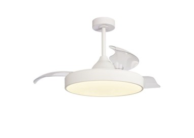 Plafonnier LED 50W Ventilateur 30W ALASKA Blanc