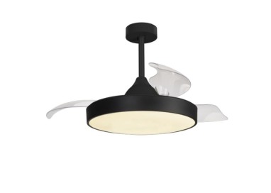 Plafonnier LED 50W Ventilateur 30W ALASKA Noir