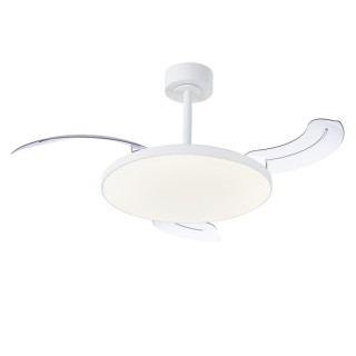 Plafonnier LED 45W Ventilateur 25W SLIM FAN MINI Blanc