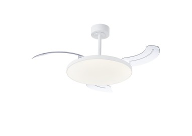 Plafonnier LED 45W Ventilateur 25W SLIM FAN MINI Blanc