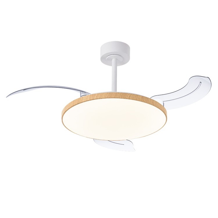 Plafonnier LED 45W Ventilateur 25W SLIM FAN MINI Bois