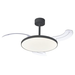Plafonnier LED 45W Ventilateur 25W SLIM FAN MINI Noir