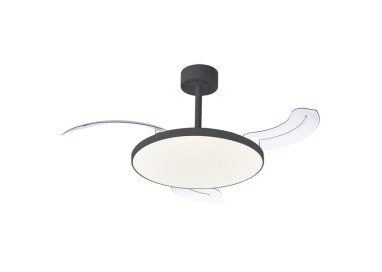 Plafonnier LED 45W Ventilateur 25W SLIM FAN MINI Noir