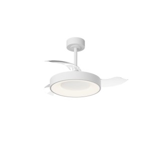 Plafonnier LED 45W Ventilateur 25W NISEKO FAN S Blanc