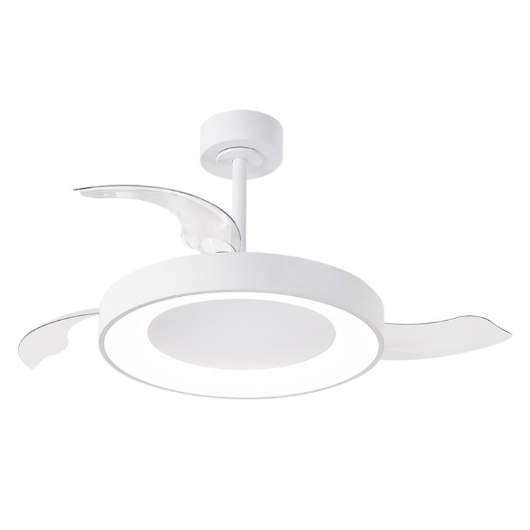 Plafonnier LED 40W Ventilateur 40W NISEKO FAN L Blanc