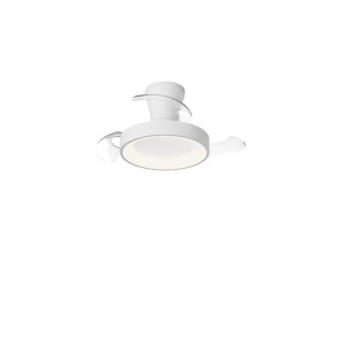 Plafonnier LED 25W Ventilateur 25W NISEKO FAN XS Blanc