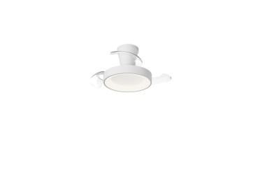 Plafonnier LED 25W Ventilateur 25W NISEKO FAN XS Blanc
