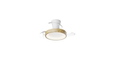 Plafonnier LED 25W Ventilateur 25W NISEKO FAN XS Bois