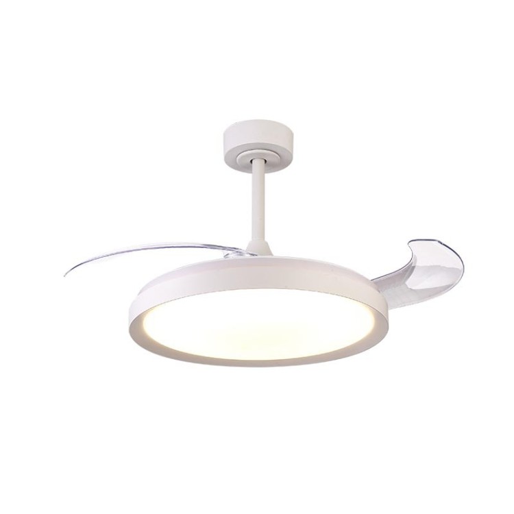 Plafonnier LED 50W Ventilateur 28W MISTRAL FAN Blanc Plafonnier LED 50W Ventilateur 28W MISTRAL FAN Blanc