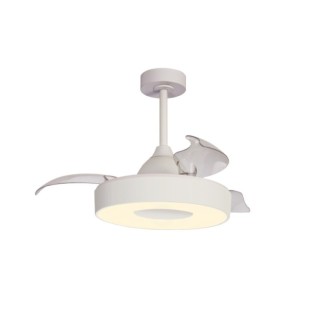 Plafonnier LED 45W Ventilateur 25W COIN FAN MINI Blanc