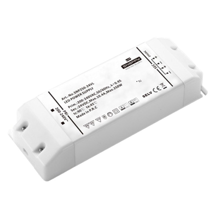 DRIVER TENSION CONSTANTE IP20 24 V CC 250 W TIRAS LED STRIPS Blanc