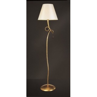 Lampadaire PAOLA Peinture dorée