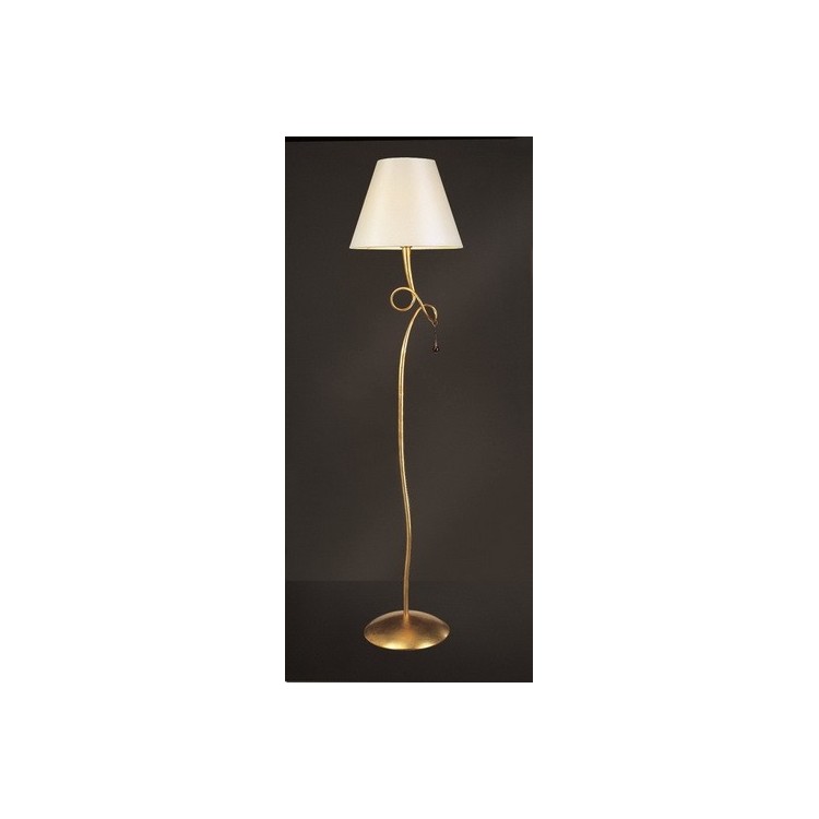 Lampadaire PAOLA Peinture dorée Lampadaire PAOLA Peinture dorée