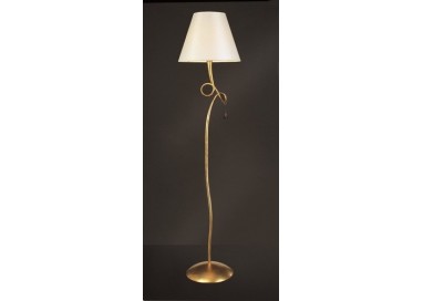 Lampadaire PAOLA Peinture dorée