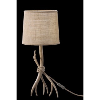 Lampe de table SABINA Imitation bois