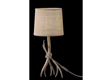 Lampe de table SABINA Imitation bois
