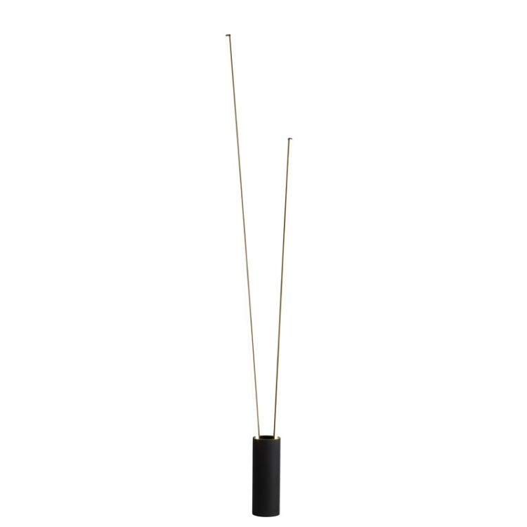 Lampadaire LED VERTICAL Noir, Luminaire, Mantra
