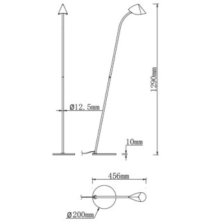Applique murale exterieur, 1 lumiere, acier inoxydable, aluminium,7585