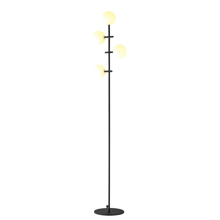 Lampadaire 4 lumières CELLAR Noir