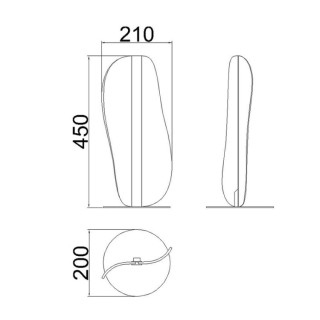 Lampe de table LED 15W 3000K BIANCA Blanc