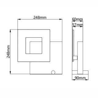 Lampe de table LED 18W DALIA Or + marbre noir