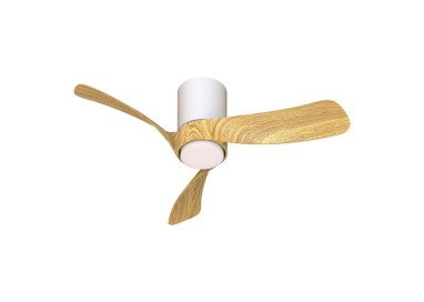 Ventilateur 26W LED 18W NEMO XS Bois