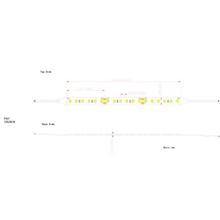 RUBAN LED 24V 14,4w/m IP20 4000K ROULEAU 5M