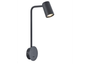 Applique murale SAL Sable noir, luminaire, Mantra