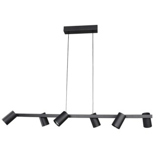 LAMPE LINÉAIRE 6L GU10 SAL Noir