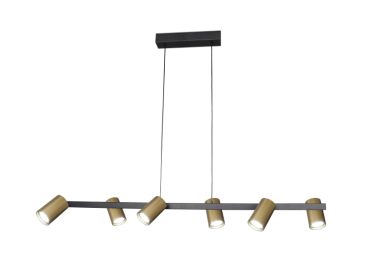 LAMPE LINÉAIRE 6L GU10 SAL Or
