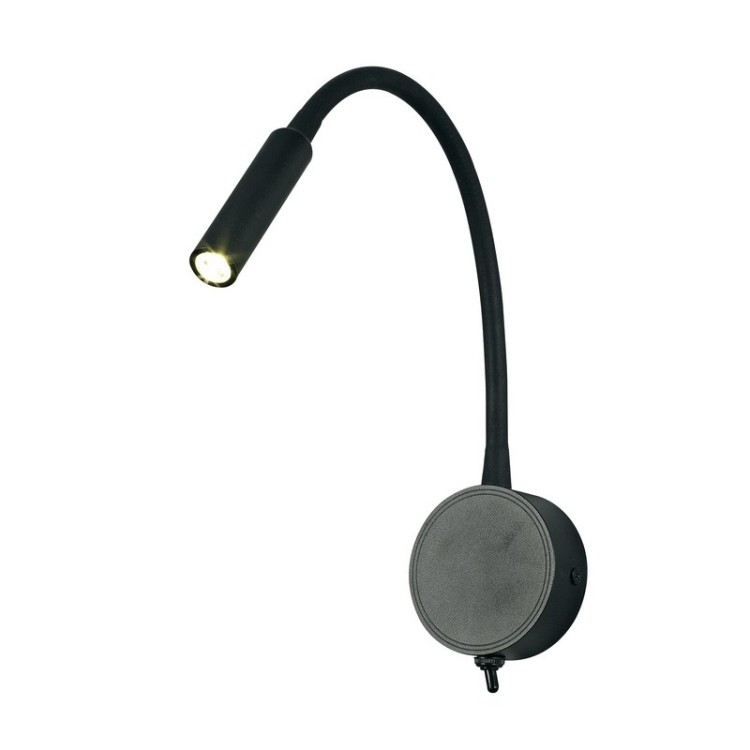 Applique LED Reader BOAVISTA Noir mat