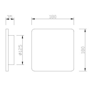 Applique murale LED BORA BORA Blanc mat