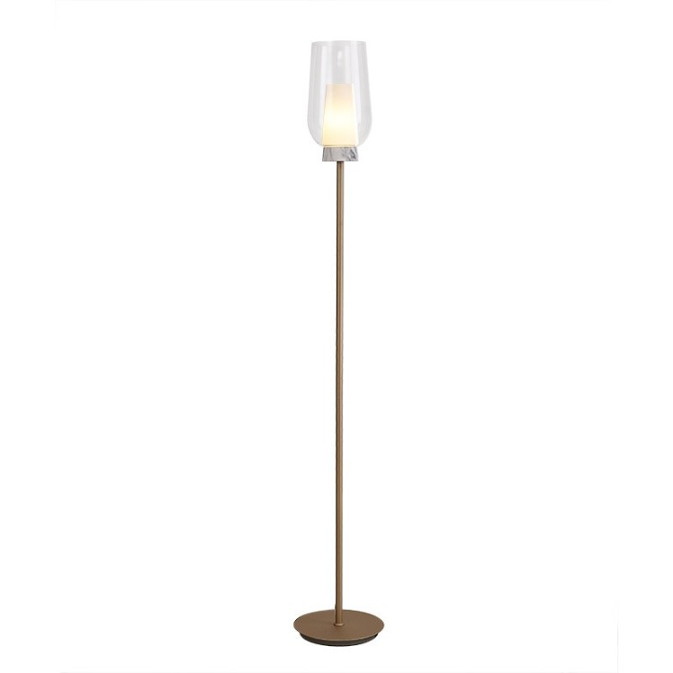 Lampadaire NORA Or Blanc, Luminaire, Mantra Lampadaire NORA Or Blanc, Luminaire, Mantra