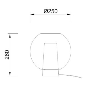 Lampe de table NORA Noir